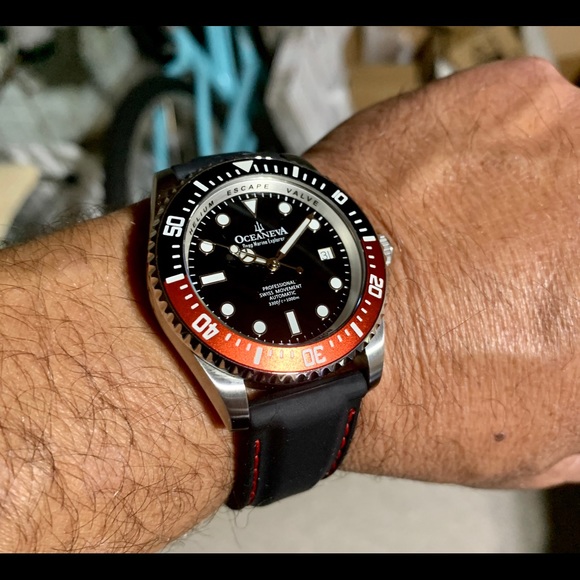 OCEANEVA DEEP MARINE EXPLORER PRO DIVER WATCH COKE - Picture 10 of 16